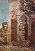 Tom roberts Moorish Doorway,Granada china oil painting reproduction